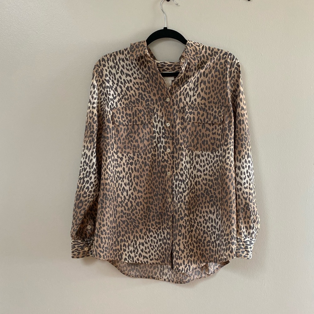 Women’s animal print top from Chico’s